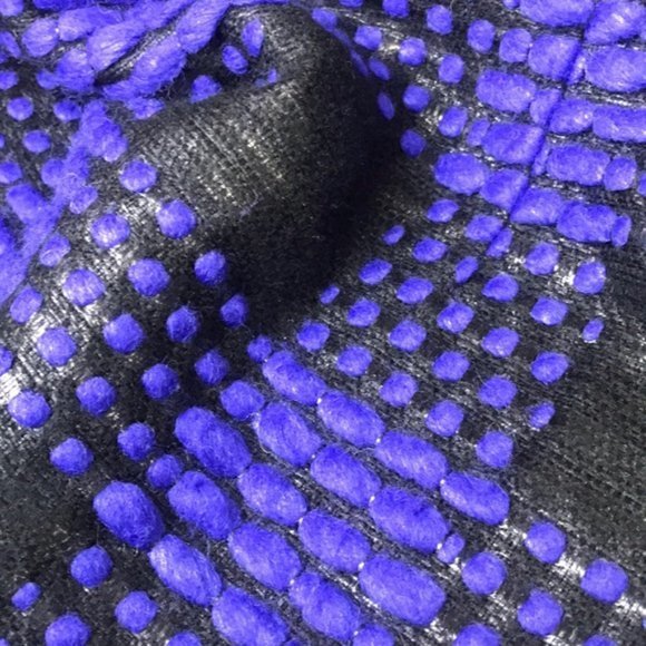 Milly of New York Black & Purple Block Mini Skirt - Picture 4 of 10